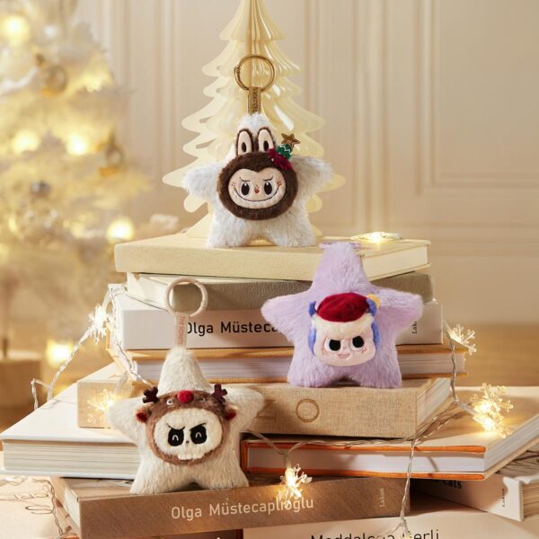 the monsters classic series sparkly plush pendant blind box