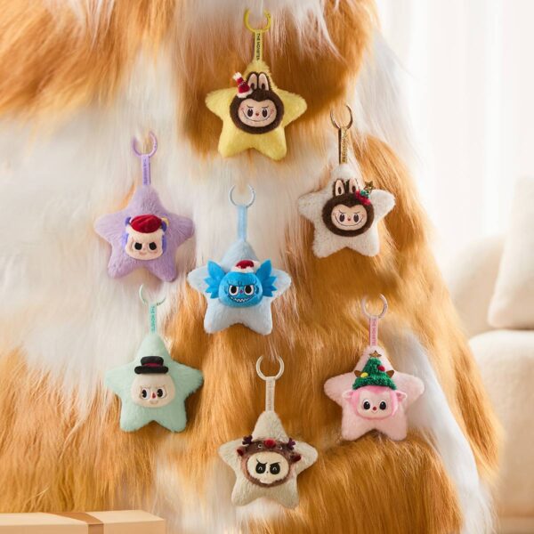 the monsters classic series sparkly plush pendant blind box