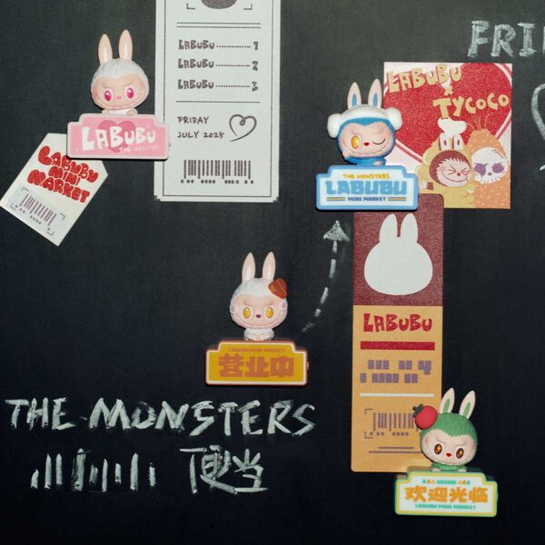 the monsters wacky mart series fridge magnet blind box
